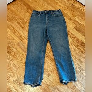 Abercrombie Ankle Straight Ultra High Rise size 10R
